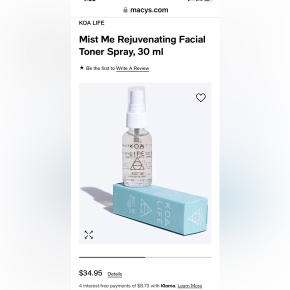 KOA LIFE Mist me- Rejuvenating Toner -full sz - Picture 4 of 4
